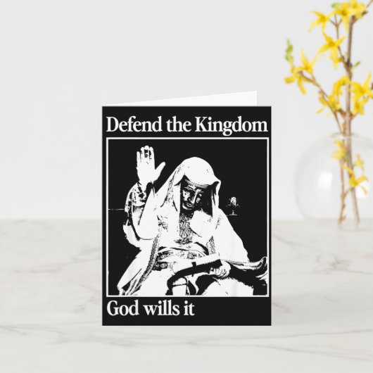 Sliver Mask King Baldwin Iv Meme The Leper King Wa カード (黄色い花)