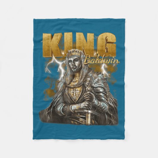Sliver Mask King Baldwin Iv Meme The Leper King Wa フリースブランケット (正面)