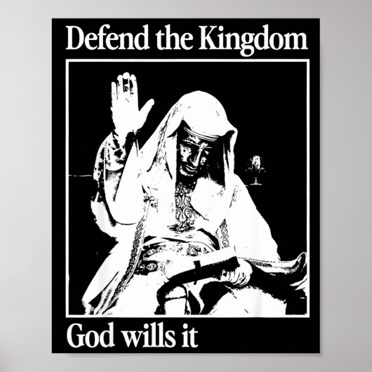 Sliver Mask King Baldwin Iv Meme The Leper King Wa ポスター (正面)