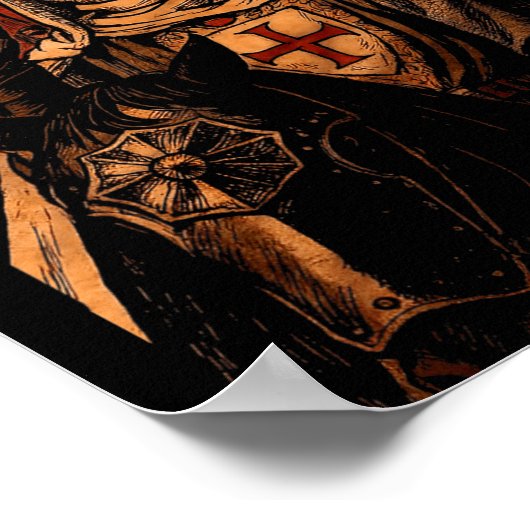 Sliver Mask King Baldwin Iv Meme The Leper King Wa ポスター (角)