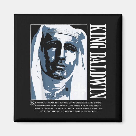 Sliver Mask King Baldwin Iv Meme The Leper King Wa マグネット (正面)