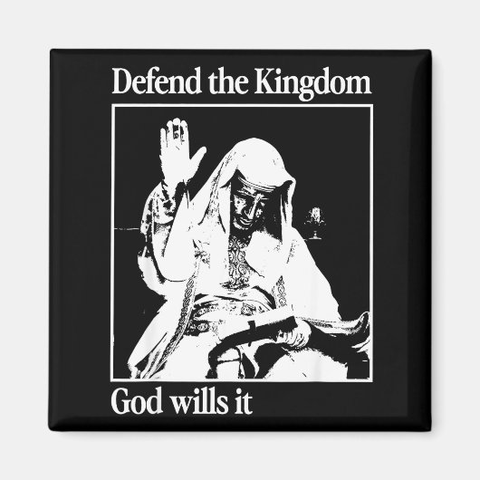 Sliver Mask King Baldwin Iv Meme The Leper King Wa マグネット (正面)