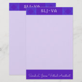 SLJ-VAロゴ+署名 便箋 (正面/裏面)