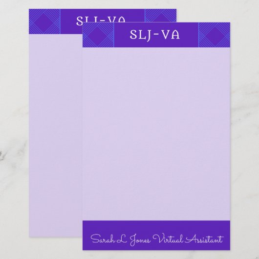 SLJ-VAロゴ+署名 便箋 (正面/裏面)