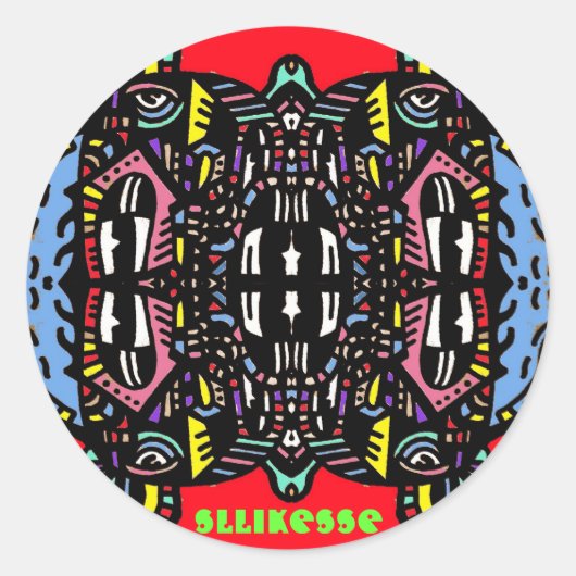 Sllikプロモーションスタンプ ラウンドシール (正面)