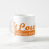 SLLISの急襲のクラシックで白いマグ コーヒーマグカップ (正面左)