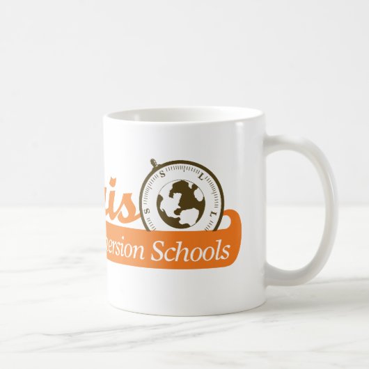 SLLISの急襲のクラシックで白いマグ コーヒーマグカップ (右)