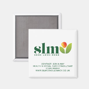 SLMコンサルティングクライアントありがとうご寄付 マグネット