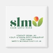 SLMコンサルティングクライアントありがとうご寄付 マグネット (正面)