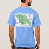 SLOの地名マップ Tシャツ (裏面)