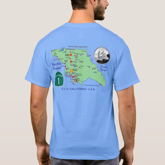 SLO配置名MAP Tシャツ (裏面)