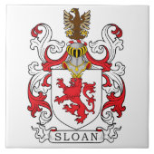 Sloanの家紋 タイル (正面)