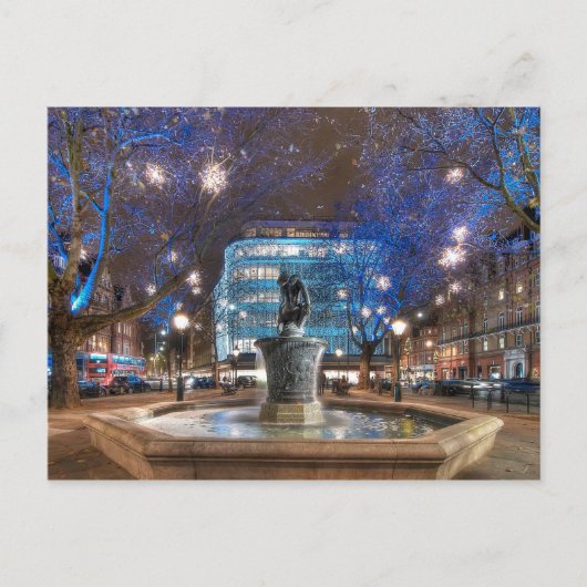 Sloaneスクエアのクリスマス シーズンポストカード (正面)