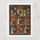 Sloane 1977 fol.2V医学と聖書のシーン,のために ポストカード (正面)