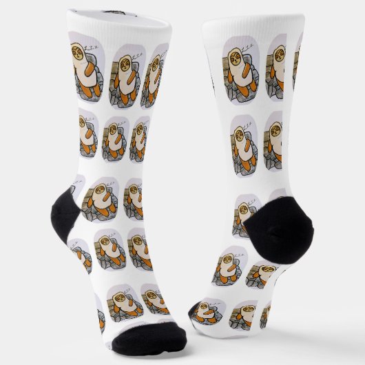 SLOC-TATER - Sloth Couch Potato Socks ソックス (傾斜あり)