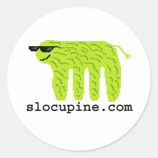 slocupine.com ラウンドシール (正面)