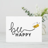 Slogan bee happy, maak je geen zorgen. Wees blij. (スタンド正面)