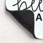 Slogan bee happy, maak je geen zorgen. Wees blij. マウスパッド (コーナー)