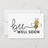 Slogan Bee well soon. Van harte beterschap ! カード (正面)