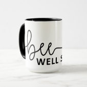 Slogan Bee well soon. Van harte beterschap ! マグカップ (正面左)