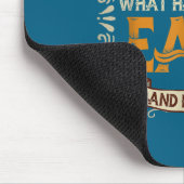 Slogan Graphic Some Of Y'all Dont Know What Happen マウスパッド (コーナー)