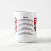 Slone、起源、意味および頂上 コーヒーマグカップ (中央)