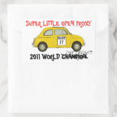 SLOP参加者ステッカー 長方形シール (バッグ)