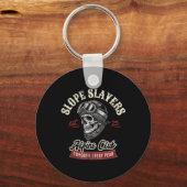 Slope Slayers Freestyle Skiing Skiers Winter Adven キーホルダー (正面)