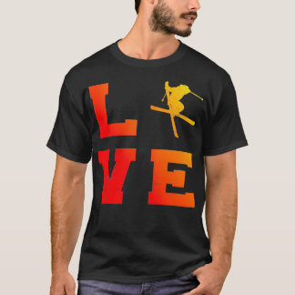 Slopestyleスキージャンプフリースタイルスキーフリースタイル Tシャツ