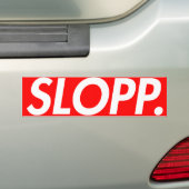 SLOPPのステッカー バンパーステッカー (車上)