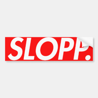 SLOPPのステッカー バンパーステッカー