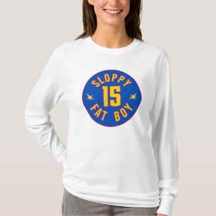 Sloppy Fat Boy - Nikola JokicバスケットボールTシャツ Tシャツ