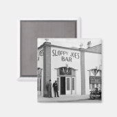Sloppy Joe'sバー、鍵・ウェスト、1930年代 マグネット (正面/裏面)
