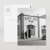Sloppy Joe's Bar, 1938 ポストカード (正面/裏面)