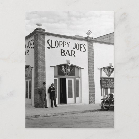 Sloppy Joe's Bar, 1938 ポストカード (正面)