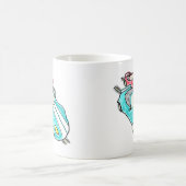 Slot Car Racing コーヒーマグカップ (中央)