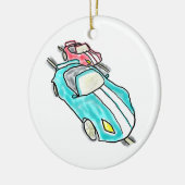Slot Car Racing セラミックオーナメント (左)