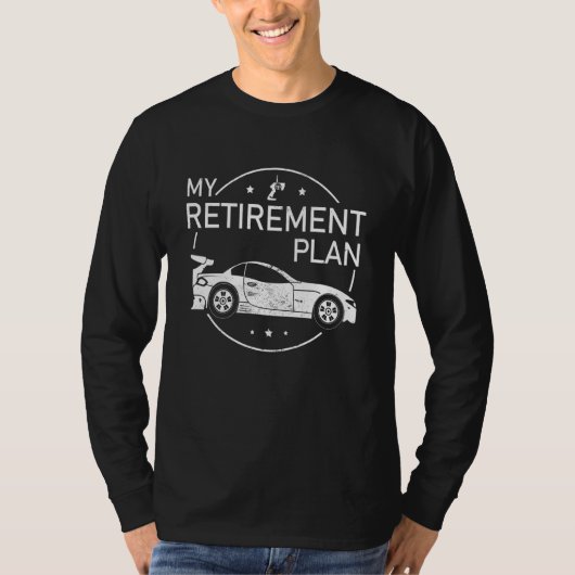 Slot Car Racing My Retirement Plan Toy RC Car Race Tシャツ (正面)
