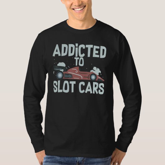 Slot Car Racing Race Track Controller Racer Driver Tシャツ (正面)