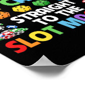 Slot Machine Gambling Casino Gambler Vegas ポスター (角)