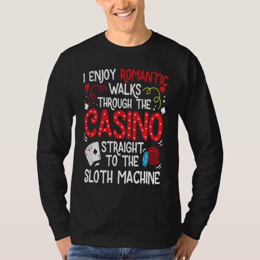 Slot Machine Gambling Tシャツ (正面)