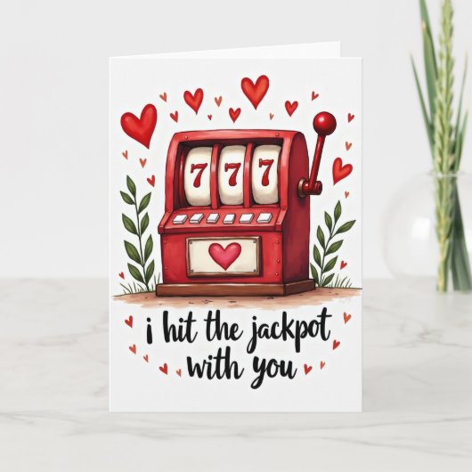 Slot Machine Love Jackpot Card カード (正面)