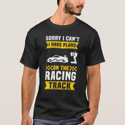 Slotcar Racing Racetrack & Slot Car Tシャツ (正面)