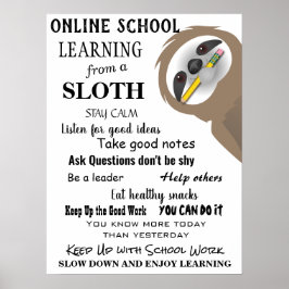 Slothからのアドバイスfor Online 学's ポスター