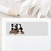 SlothとPanda Bearの背景 ラベル (インサイチュ)