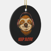 Sloth 保 Calm in chillinヴィンテージスロッスモード セラミックオーナメント (右)