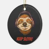Sloth 保 Calm in chillinヴィンテージスロッスモード セラミックオーナメント (左)