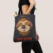 Sloth 保 Calm in chillinヴィンテージスロッスモード トートバッグ (クローズアップ)