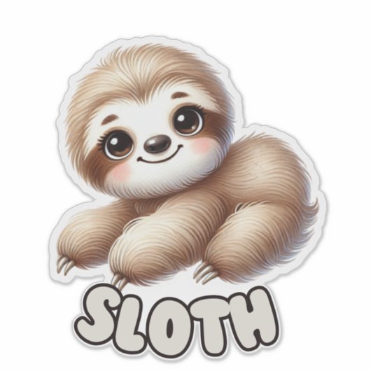 SLOTH -子供部屋 シール (正面)