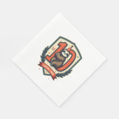 Sloth 10th Birthday Vintage Sunset Shirt 2 スタンダードランチョンナプキン (角)